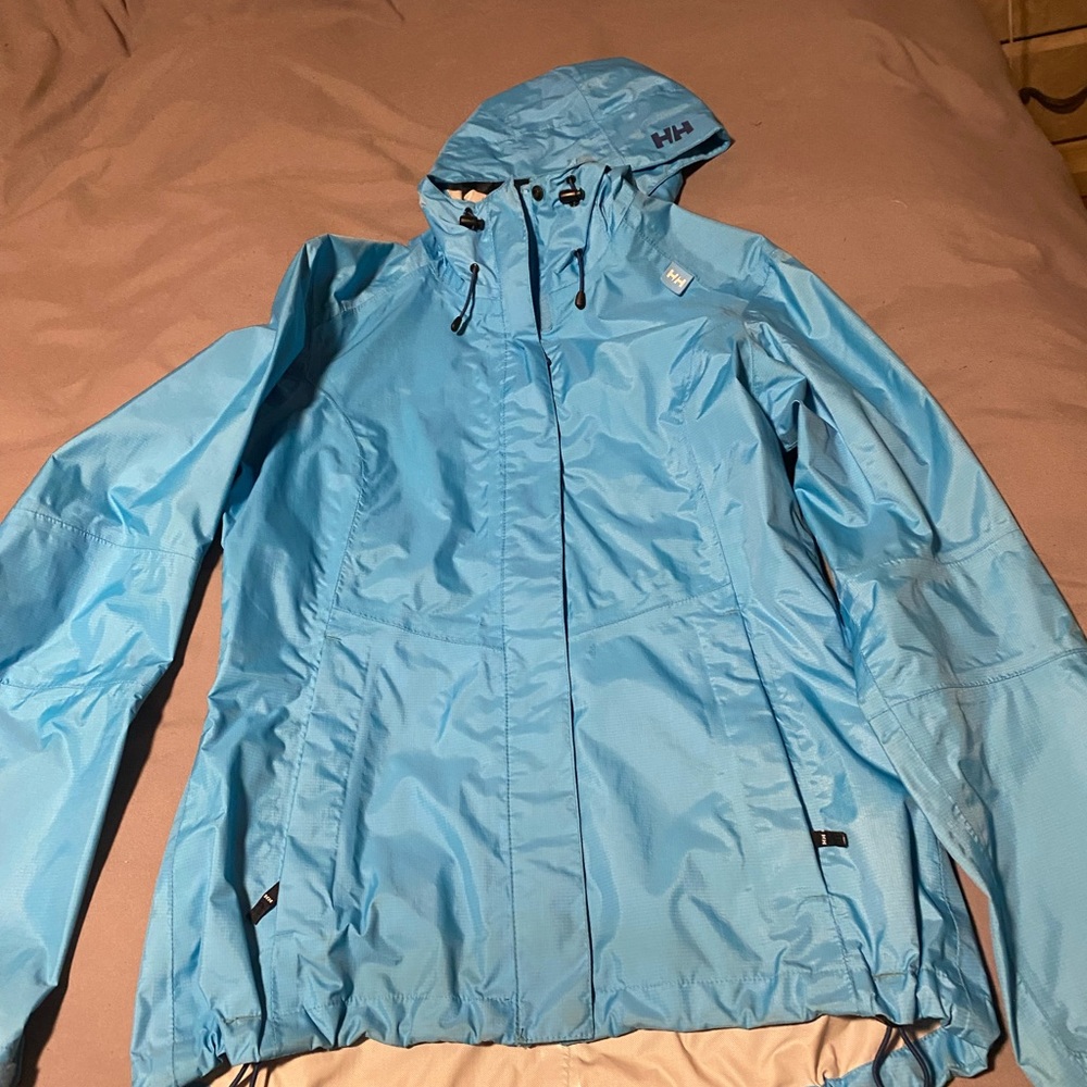 Blue HH light weight rain coat 🌧️